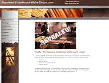 Tablet Screenshot of japanese-steakhouse-white-sauce.com